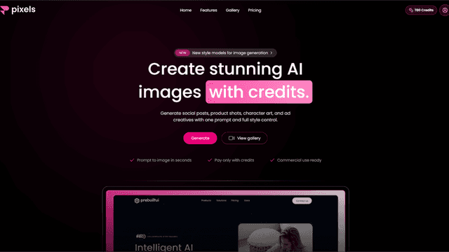 AI Image Generator Website using Next.js.